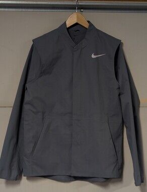 Nike Mens Golf HyperAdapt Waterproof Jacket Gray Size M 854525 021